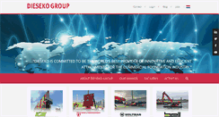 Desktop Screenshot of diesekogroup.com